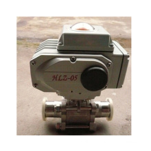 Electric Clamp End 3PC Ball Valve with Food Industry